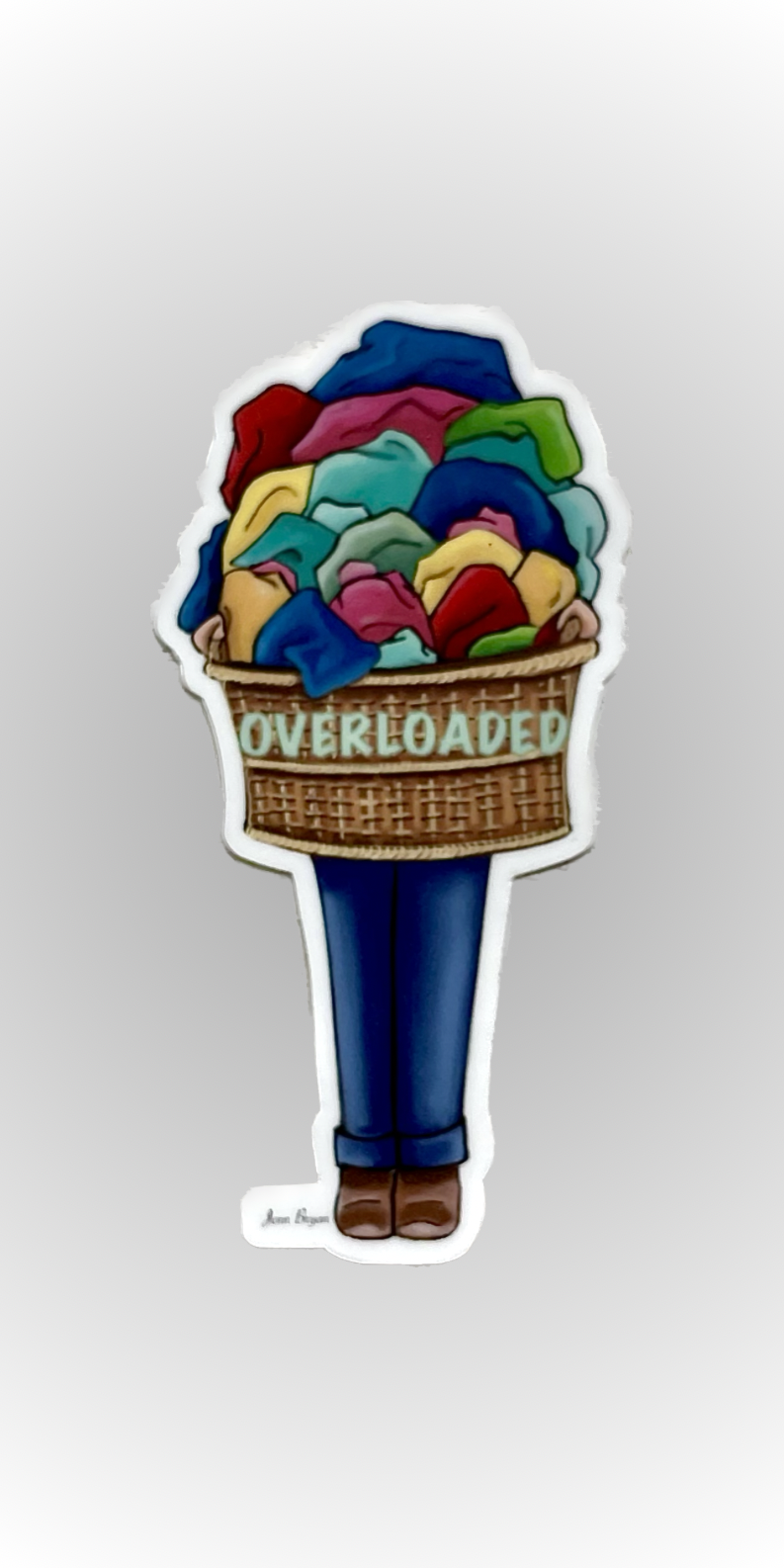 Overloaded Sticker