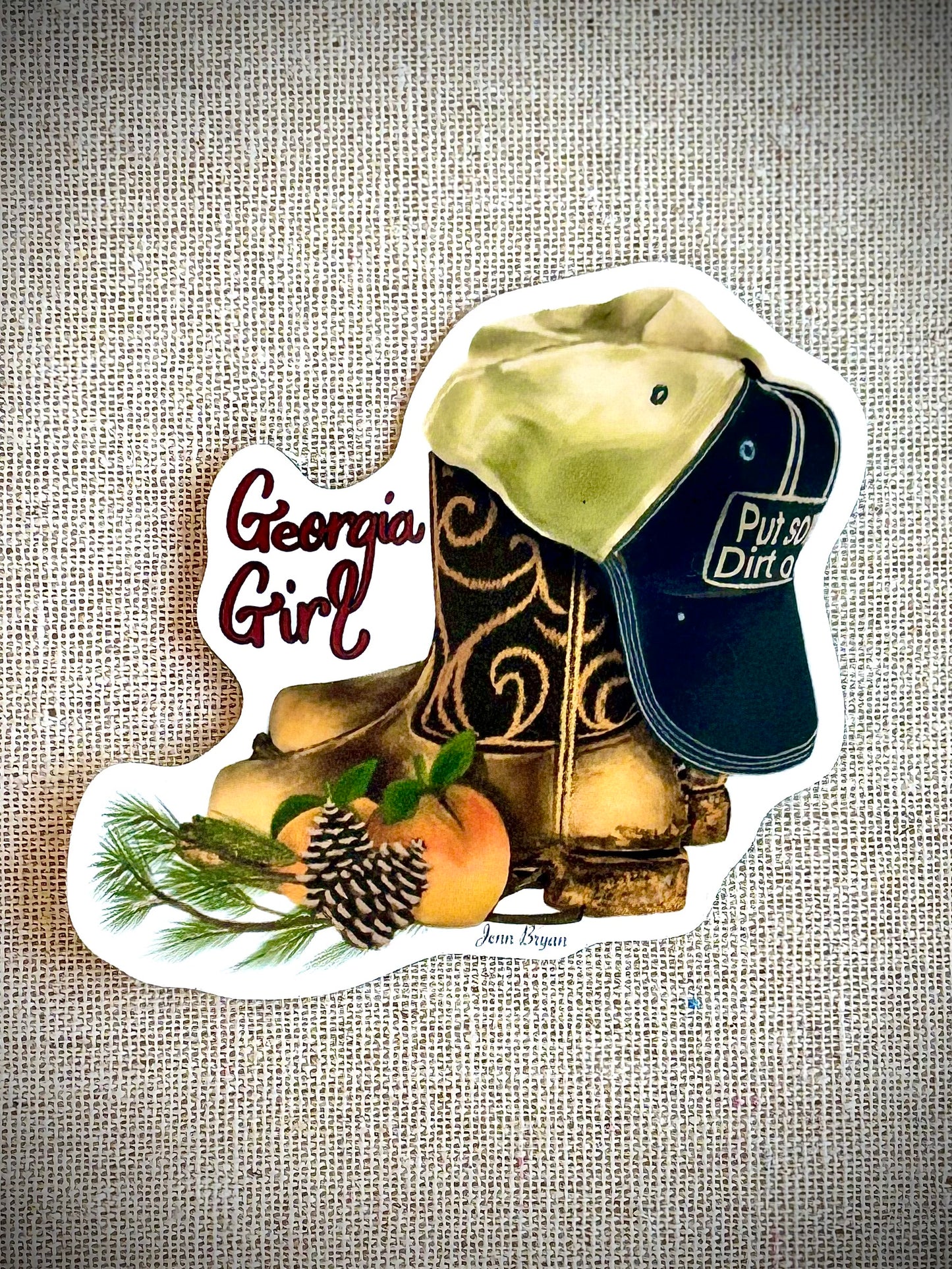 Georgia Girl Sticker
