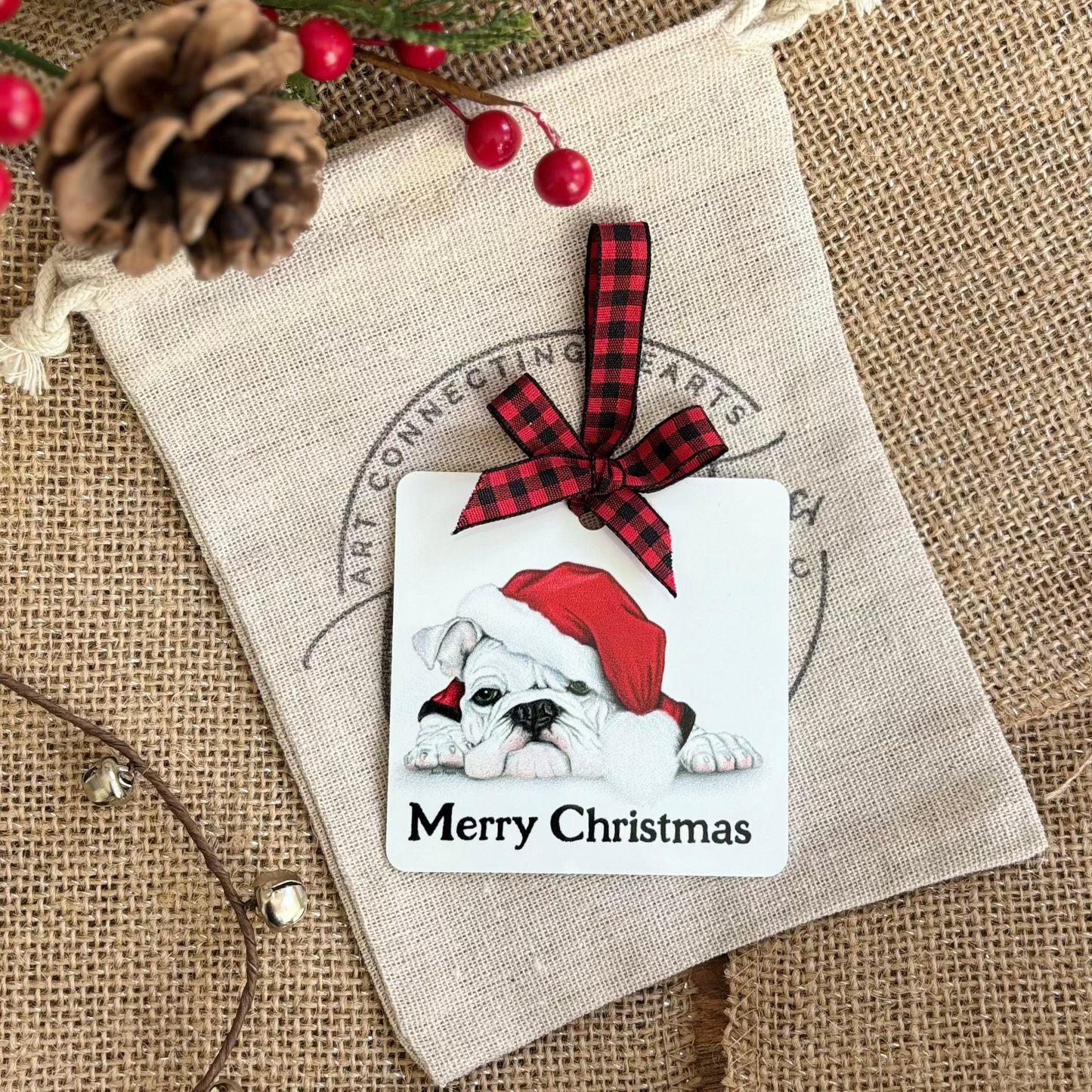 Bulldog Ornament