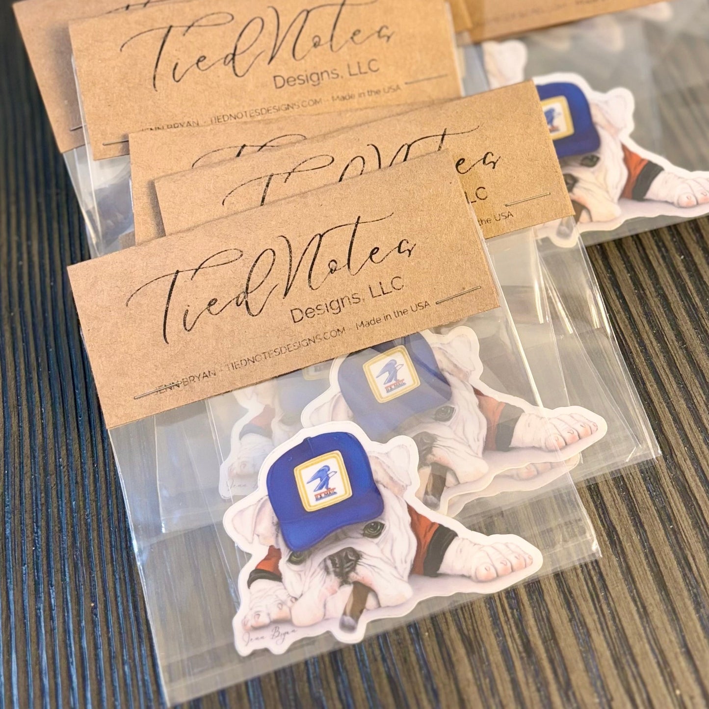 Bulldog Mailman Sticker