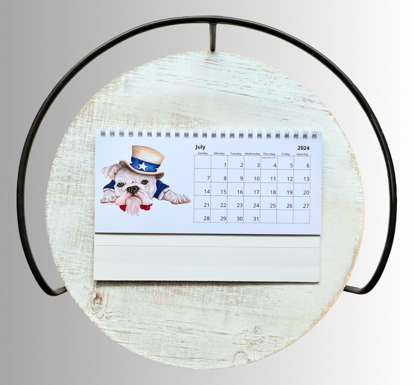 Bulldog Desktop Calendar
