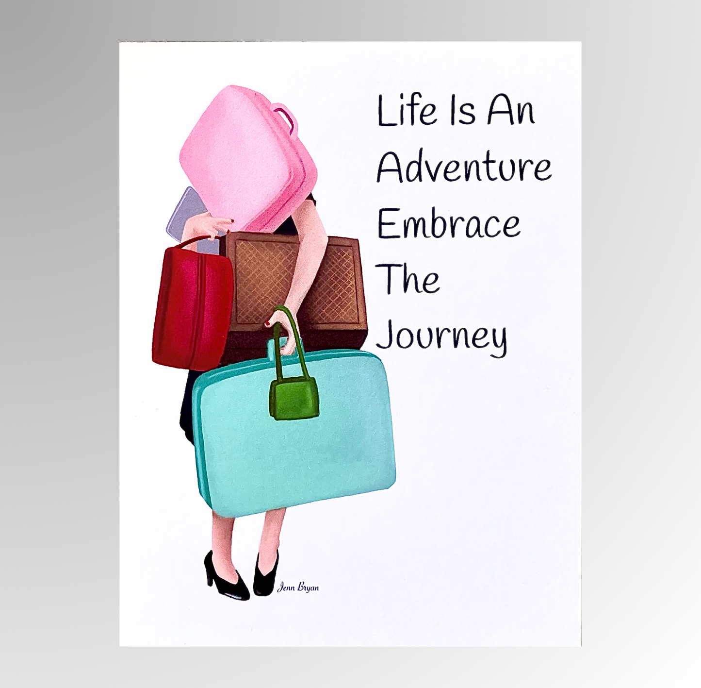 Life Is An Adventure Note Card