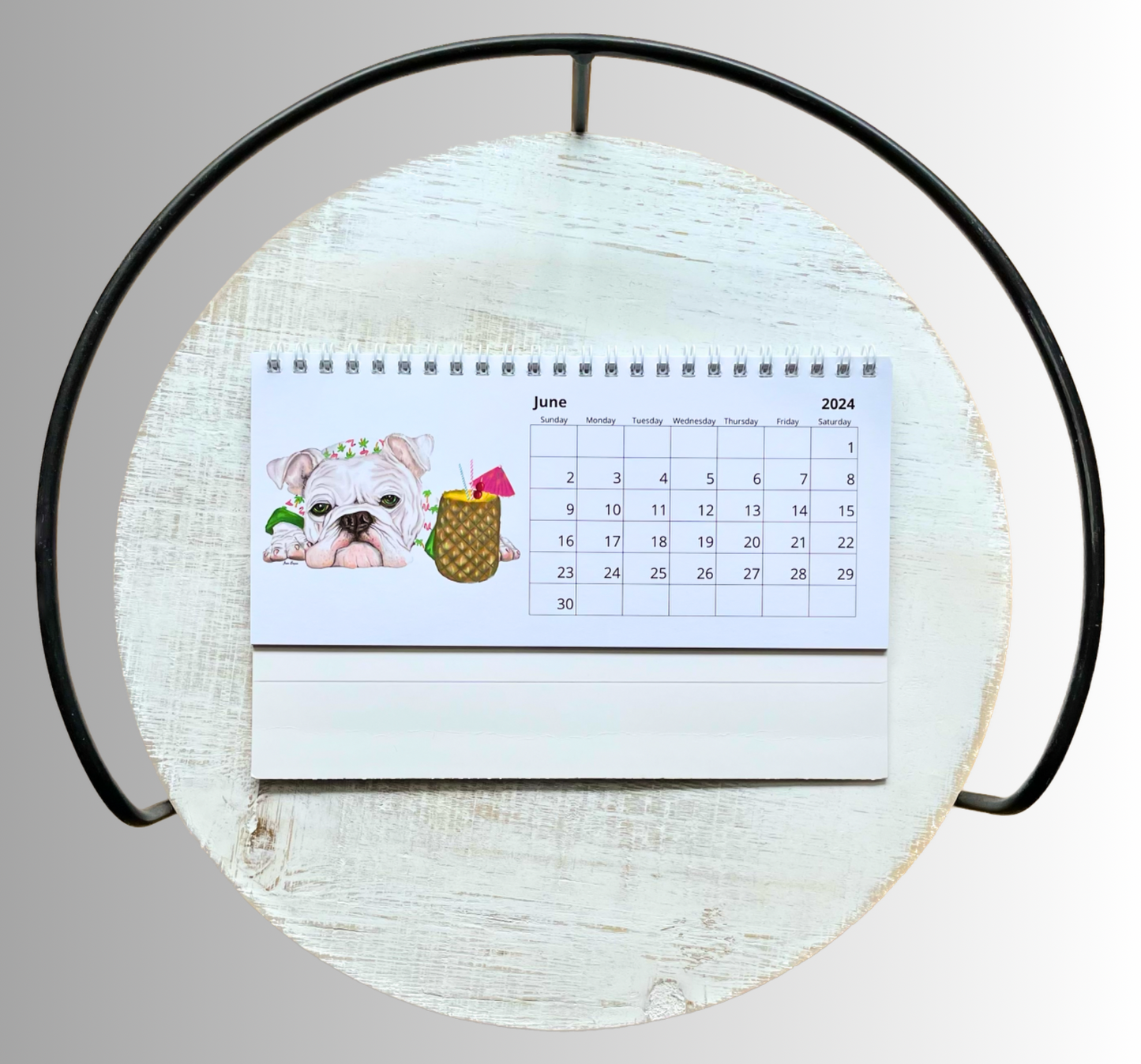 Bulldog Desktop Calendar