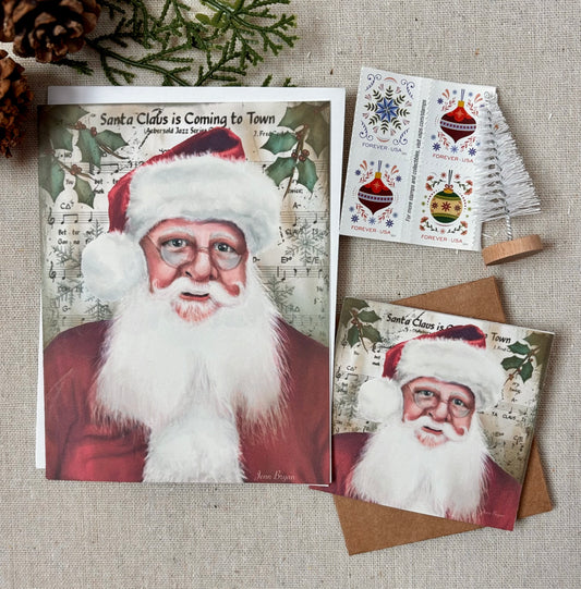 Santa Clause Christmas Card