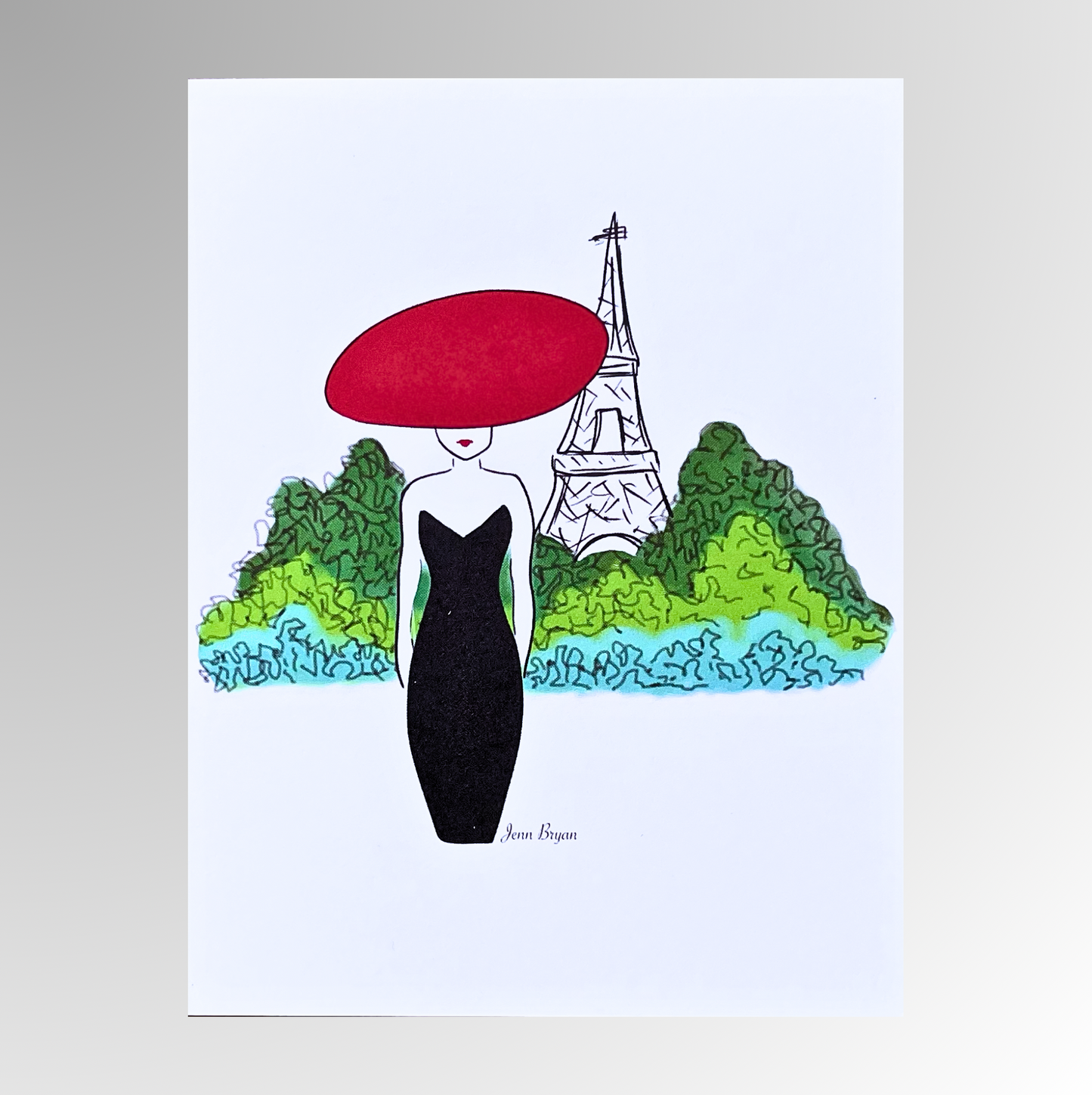 Paris Note Card