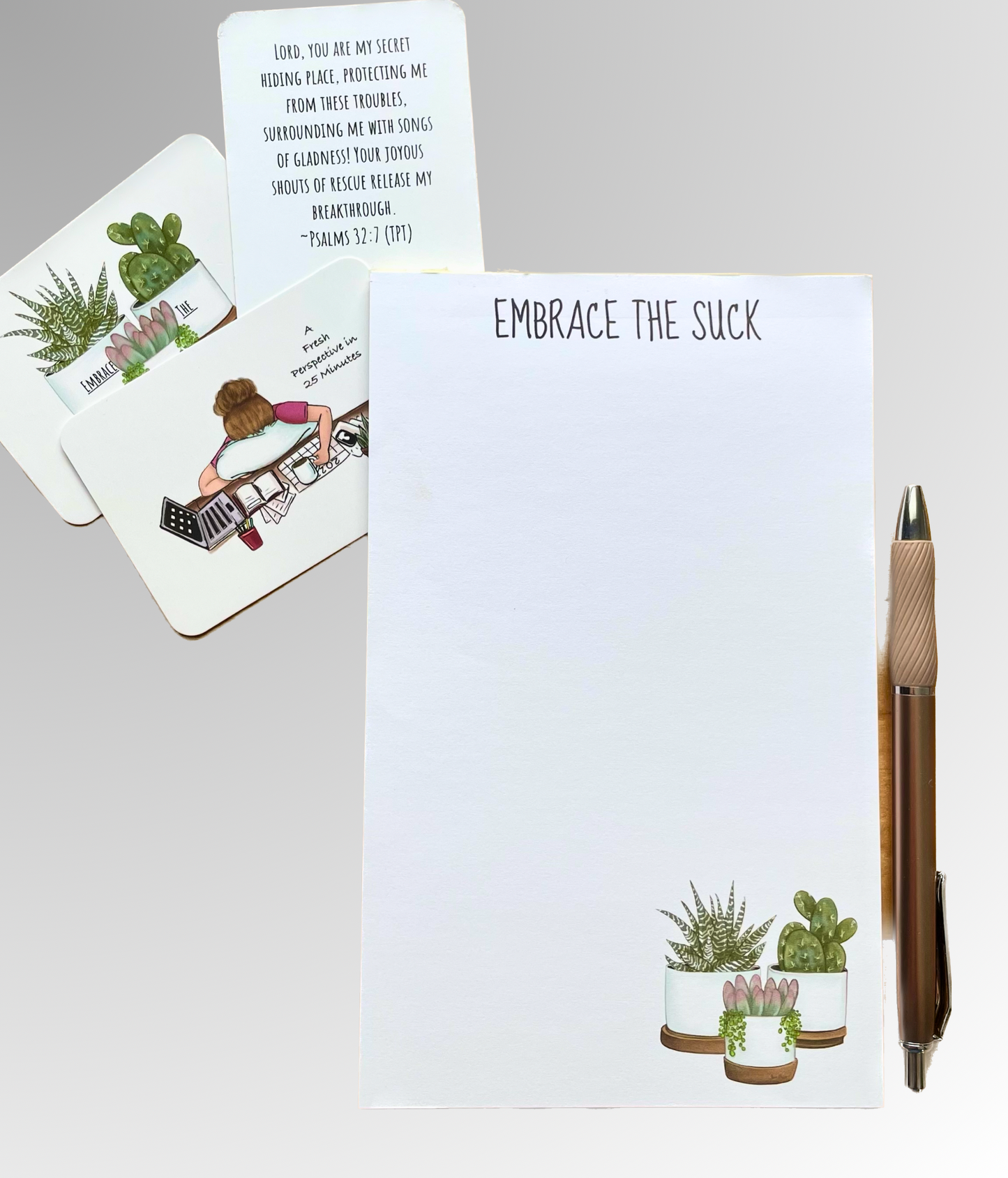 Embrace The Suck Notepad 50 sheets ( 5x8 in.)