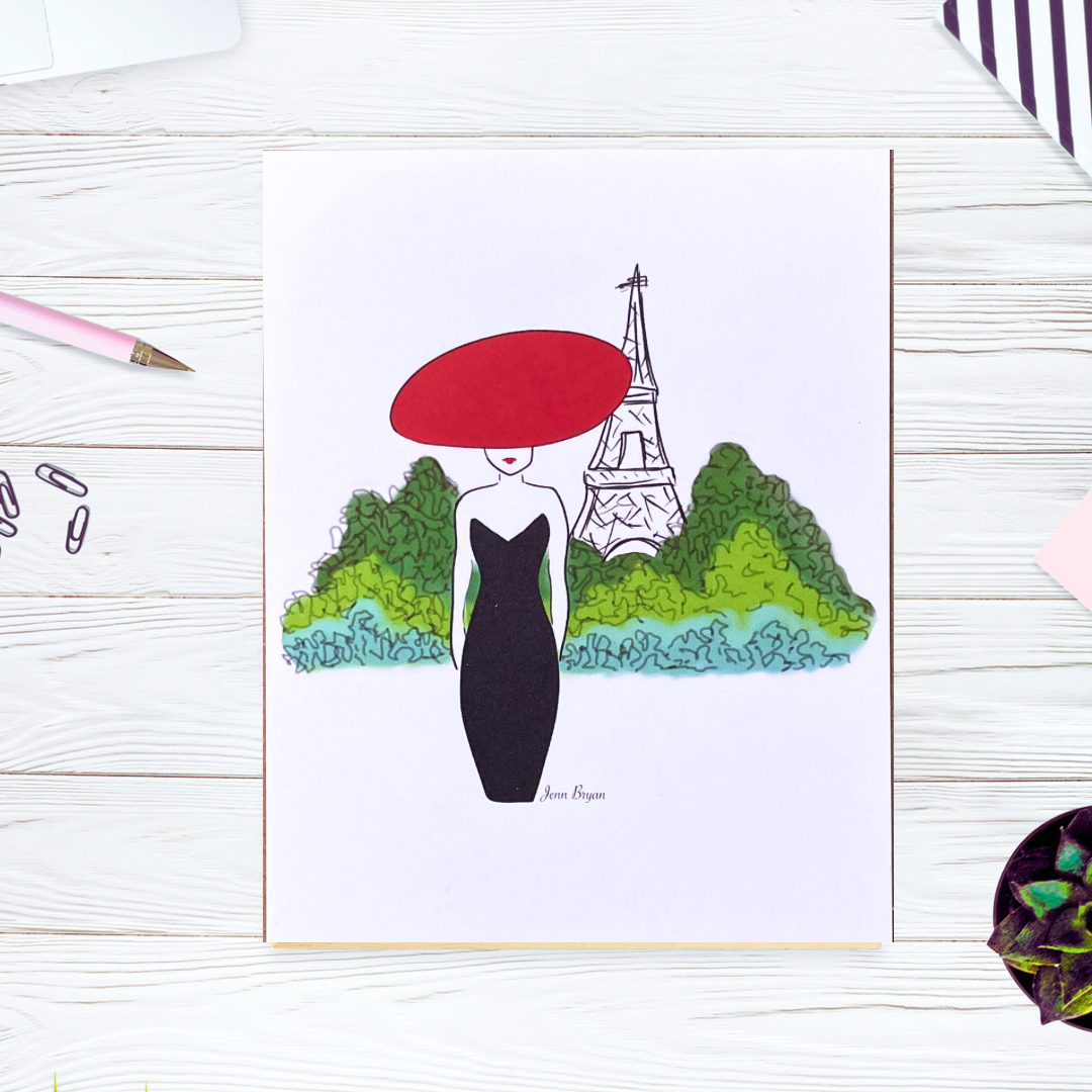 Paris Note Card