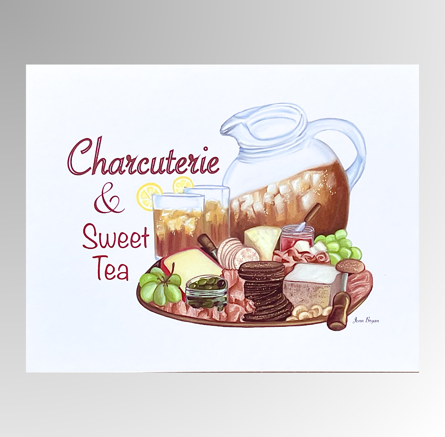 Charcuterie and Sweet Tea Note Cards