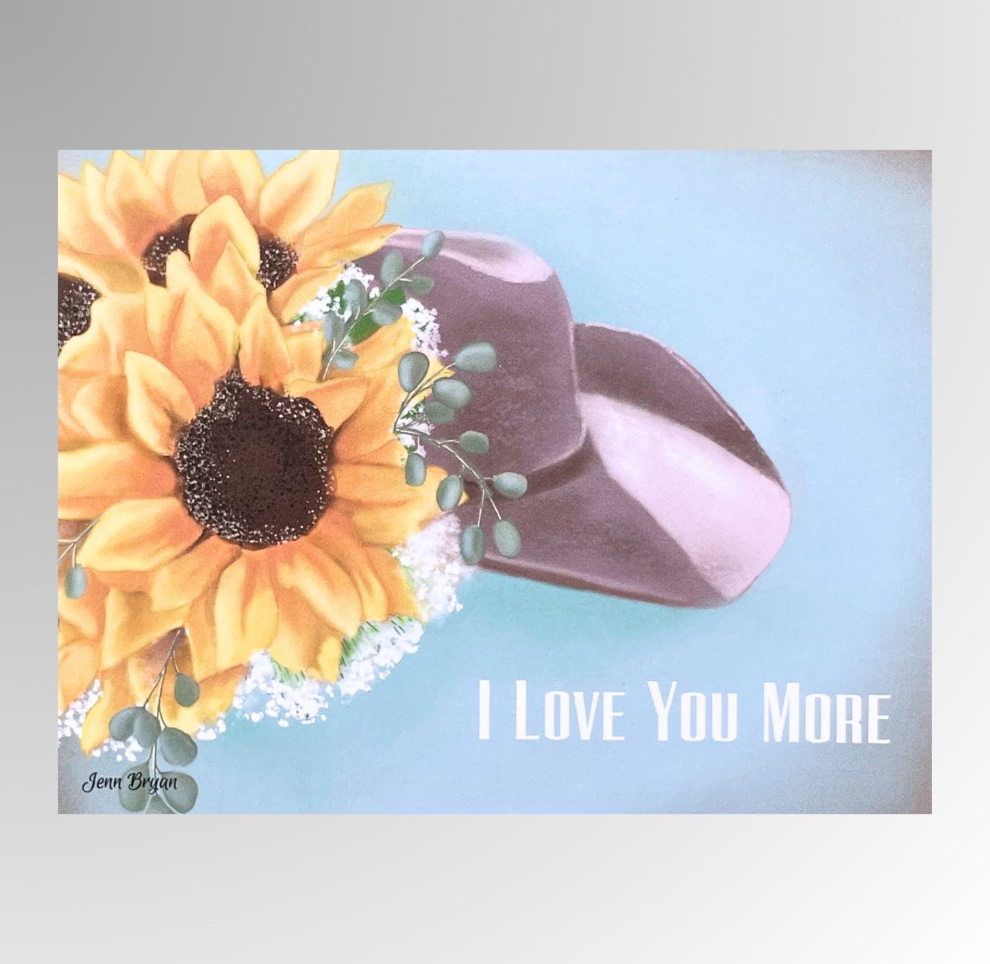 I Love You More Note Card